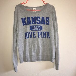 PINK Kansas Jayhawks shirt